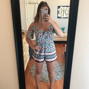 Sienna Sky: Adorable Off- Shoulder Summer Romper